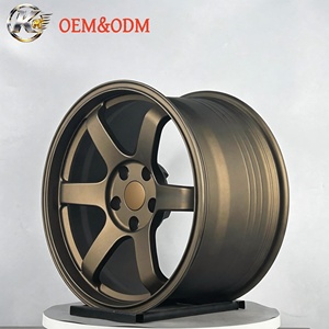 Nouvelle conception, <span class=keywords><strong>prix</strong></span> compétitif, jantes forgées TE37 personnalisées en bronze de 18 à 22 pouces, 5x114.3 pour <span class=keywords><strong>Tesla</strong></span> Model 3 Y Honda Civic, légères - Product Image 2