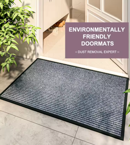 Tapis de porte lavable en boucle de poils coupés en nylon personnalisé facile à nettoyer résistant aux taches commercial hôtel maison usage extérieur disponible divers - Product Image 3