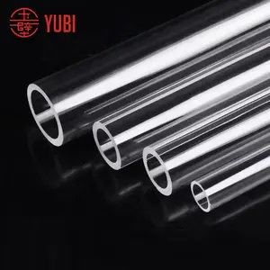 Tuyaux en acrylique Transparent de haute qualité, PVC coloré PC PMMA Tube en plastique acrylique