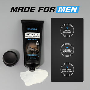 Marque privée Soin des cheveux naturels Produits d'épilation doux pour hommes Crème d'épilation efficace et rapide - Product Image 2