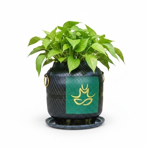 Pot de fleurs artisanal haut de gamme |   Support décoratif pour plantes et fleurs, pour la décoration intérieure et extérieure, la maison, le jardin et la terrasse - Product Image 1