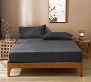 Set di Lenzuola e Copripiumino in Lino <span class=keywords><strong>Francese</strong></span> 100% Morbido e Resistente, Colore Carbone, Personalizzabile con Logo e Dimensioni, Vendita all'Ingrosso - Product Image 3