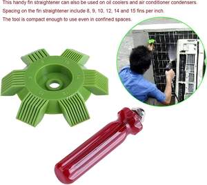 Brosse de refroidissement de climatisation de peigne d'aileron de <span class=keywords><strong>radiateur</strong></span> pour nettoyer et redresser l'évaporateur de condenseur - Product Image 5
