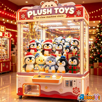 Großhandel 8 Zoll Plüschtier Kawaii Pinguin Stofftier für Greifautomaten, Verkaufsautomaten, Arcade-Geschenke, Einzelhandel und Kindergeschenke