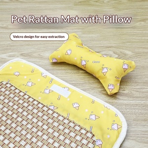 Tapis rafraîchissant d'été Delang pour animaux de compagnie, lit respirant en tissu pour chiens et chats avec design nid, livraison disponible - Product Image 4