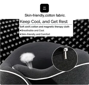 Saien Customized U Shape Neck Pillow Support Rest Cervical Airplane Car Memory Foam Travel Pillow Neck Pillow Wholesale