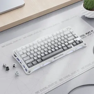 Clavier mécanique sans fil GravaStar Mercury K1 75% en alliage d'aluminium, compact, avec douille interchangeable à chaud, interrupteurs linéaires - Product Image 5
