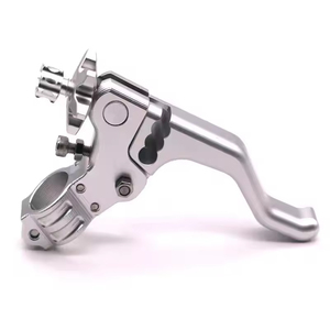 Ensemble de levier d'embrayage court pour guidon de moto CNC universel bleu 7/8'' 22mm - Product Image 4