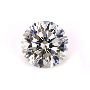 3-12mm Lâche Zircon Pierre G Blanc 8 Coeurs et Flèches Rond Brillant Coupe 5A Grade Zircon Cubique Synthétique - Product Image 1