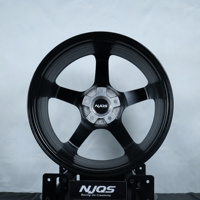 Rines NJQS al por Mayor para Autos de Pasajeros, de 15, 16, 17, 18 y 19 Pulgadas, GT de 5 Radios, 4X100, 5X112, 5X114.3, Tecnología Flow Forming