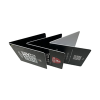 Support Nfc personnalisé Revue de médias sociaux Nfc Pvc Google Review Card Table Qr Code Nfc Menu Display Stand