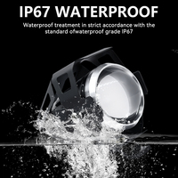 Faro LED Proyector U5 Impermeable IP67 para Motocicleta, Luz Auxiliar Universal de Conducción y Trabajo para Moto, ATV, Scooter