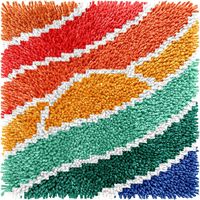 Nouveaux kits de crochet à loquet DIY de 30 cm pour adultes débutants, kit de fabrication d'animaux mignons et de fleurs, kits de fil à crocheter DIY, artisanat relaxant, cadeau DIY