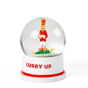 Cartoon magic chef movie theme souvenirs for fans kids gift 65mm Custom Snowglobe