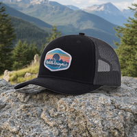 Casquette personnalisée OEM à 6 panneaux avec logo brodé 3D, unisexe, pour adulte, mode estivale, sport de plein air, randonnée, pêche, en toile de coton, toutes saisons