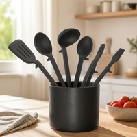 HL-US01MJ25008 Petite spatule en silicone avec support métallique interne, résistante à la chaleur, de qualité alimentaire, pour la pâtisserie, le mélange et le raclage