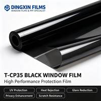 Film pour vitres de voiture OEM Dingxin T-CP 35 PET 99% UV 34% VLT 45% TSER Garantie 3 ans 2mil