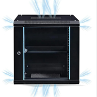 Armoire serveur double usage murale ou au sol de 19 pouces, profondeur 0,8 mètre, en acier laminé à froid SPCC, armoire réseau