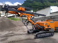 Foreuse hydraulique DTH sur chenilles à moteur diesel, directement de l'usine |   Machine de forage intégrée à haute productivité pour l'exploitation minière