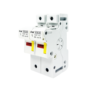 RT18L-63X низковольтный однополюсный 63A 690 В переменного тока, компоненты базового термопредохранителя 14*51 мм, цилиндрический 1P держатель предохранителя - Product Image 1