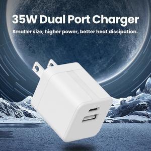 Adaptateur de charge rapide PD 35W, <span class=keywords><strong>chargeur</strong></span> USB C, vente en gros, <span class=keywords><strong>chargeur</strong></span> de téléphone portable <span class=keywords><strong>pour</strong></span> iPhone 15 Pro Max <span class=keywords><strong>Samsung</strong></span> S24, directement de l'usine - Product Image 1