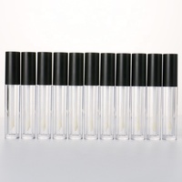 Récipient de maquillage de couleur rose, Tubes ABS pour brillant à lèvres, personnalisés, 50 pièces