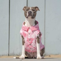 JXANRY Tide marque Teddy Fado Corgi lavage veste en jean printemps/été marée marque chien gilet pet chien veste vêtements
