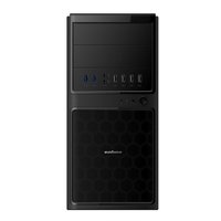 Boîtier d'ordinateur de bureau Micro ATX Mini tour en plastique Tour moyenne avec ports USB et audio avant Boîtiers PC