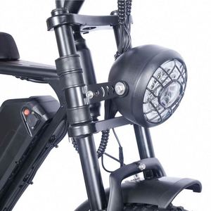 Bicicleta Eléctrica Original 2023 con Llantas Gruesas de 20 Pulgadas, Fatbike V8, 50km 70km, Dropship para Distribuidores - Product Image 1