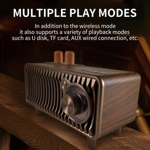 Mini Altavoz Portátil Retro T7 con Radio y BT, Estéreo Inalámbrico para Exteriores, Reproductor MP3 para <span class=keywords><strong>iPhone</strong></span> y Android con Soporte para Tarjeta TF y USB - Product Image 3