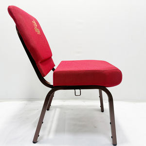 Vente en gros de chaises de haute qualité au design classique pour le culte de <span class=keywords><strong>l</strong></span>'évêque de <span class=keywords><strong>l</strong></span>'église Chaises de théâtre populaires imbriquées - Product Image 1