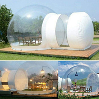 Tente gonflable à bulles d'hôtel de 6M, tente à bulles transparente à vendre