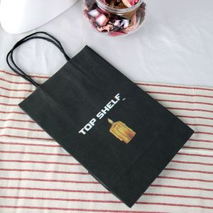 Bolsa de Papel Kraft Marrón Ecológica Personalizada, Reciclada, para Envasado de Alimentos, Estilo Clásico, para Llevar, Desechable, para Alimentos, Velas y Manualidades - Product Image 2
