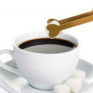 Stainless Steel Food Clips Heart Shape Ice Steak Sugar Cube Barbecue Steamed Bun Clip Thickened Household Kitchen Tool - Product Image 3