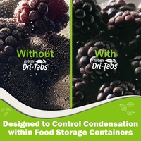 Zorbette Dri-Tabs – Déshydratant solide écologique à base de plantes, sans danger pour les aliments, pour garder les fruits et le pain plus frais