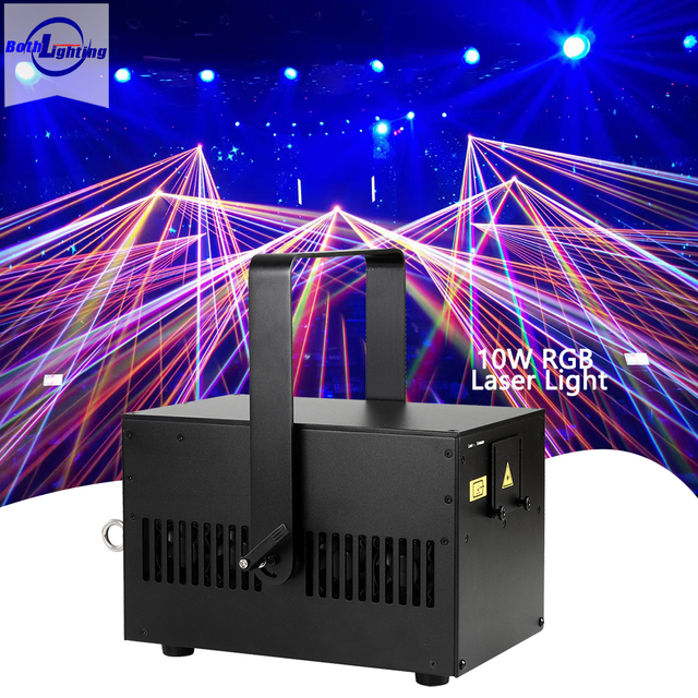 Both Lighting Mini 10W RGB Animation Laser Light DMX/SOUND/AUTO Wedding DJ Stage Effects Wedding Dj Setups