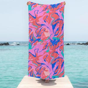 Wholesale Lightweight Luxury Adult Kids Personalized Design Oversized Sand Resistant <b>Microfiber</b> <b>Beach</b> <b>Towels</b> - Product Image 1
