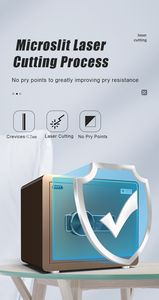 Coffre-fort numérique pour la maison en acier métal <span class=keywords><strong>Code</strong></span> Cabinet coffre-fort antivol électronique hôtel bureau clé petit coffre-fort de sécurité en espèces - Product Image 5