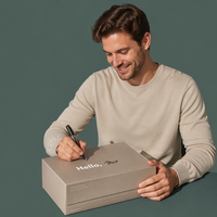 Emballage en carton ondulé recyclable personnalisé, boîtes d'expédition auto-adhésives, boîtes en papier avec bande détachable, impression écologique