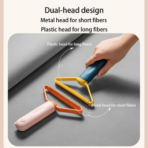 猫犬人間工学に基づいたハンドルポータブルデュアルユースコームソフト銅PP安全な環境に優しいヘアリムーバー - Product Image 3