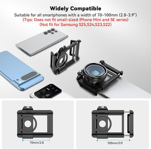 Lente Macro con Zoom HD para Teléfono Inteligente, Increíble Lente Teleobjetivo con Zoom de 10x-20x para Teléfono Móvil - Product Image 3