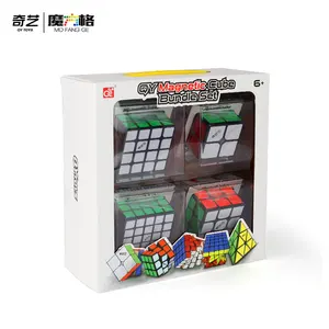 good quality plastic educational intelligent toy for kid and adult play magnet cube Qiyi Magnetic Suit 2x2 3x3 4x4 5x5