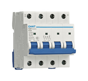 เบรกเกอร์ขนาดเล็ก <span class=keywords><strong>Chint</strong></span> <span class=keywords><strong>NB1</strong></span>-<span class=keywords><strong>63DC</strong></span> 2P 500V 4P 1000V DC MCB 10A - 63A CHNT สำหรับระบบโซลาร์เซลล์ PV  แบบสวิตช์ตัดวงจรสำหรับกล่องรวมสัญญาณ - Product Image 2