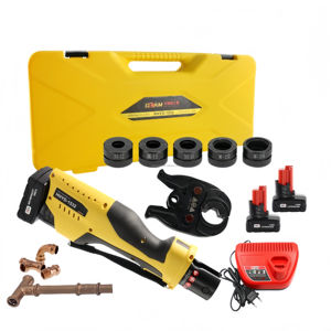 HHYD-1532 Kit d'outils de sertissage hydraulique M12-28mm en acier sans fil ProPress Pinces pour tuyaux de plomberie en <span class=keywords><strong>cuivre</strong></span> à piles - Product Image 1