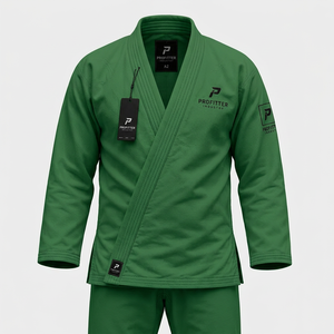 Uniforme de BJJ, Kimono de Artes Marciales Brasileñas para Hombre, Traje de Entrenamiento de Algodón, Construcción Duradera, Ajuste Cómodo para Grappling - Product Image 1