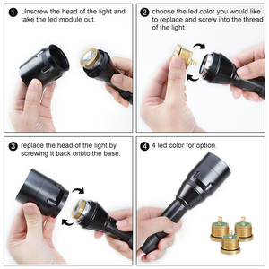 Đèn pin laser VCSEL 850nm Đèn pin LED xanh Đèn chiếu sáng laser hồng ngoại 940nm (Ống kính 48mm) - Product Image 4