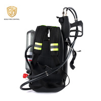 Vente flash : Système de lutte contre l'incendie à brume d'eau pour pompier, sac à dos 12L avec masque SCBA et bouteille de 3L