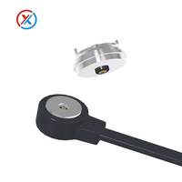 Conector de Carga Magnético Personalizado de 12V2A, Conector de Alimentación Redondo para Luces LED, Conector Magnético Macho y Hembra