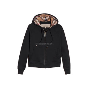 <span class=keywords><strong>Felpa</strong></span> con <span class=keywords><strong>Cappuccio</strong></span> Casual <span class=keywords><strong>Vintage</strong></span> con Zip, Traspirante in Cotone con Logo Frontale per Uomo e Donna - Product Image 4