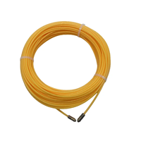 Tire-câble électrique SHUOQI 5m 10m 20m 30m en nylon flexible tressé hélicoïdal avec embout interchangeable diamètre 3-4mm
